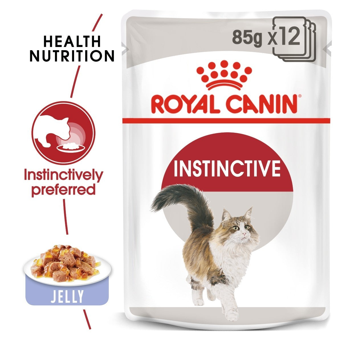 Royal Canin Instinctive Pouches in Jelly Adult Cat Food