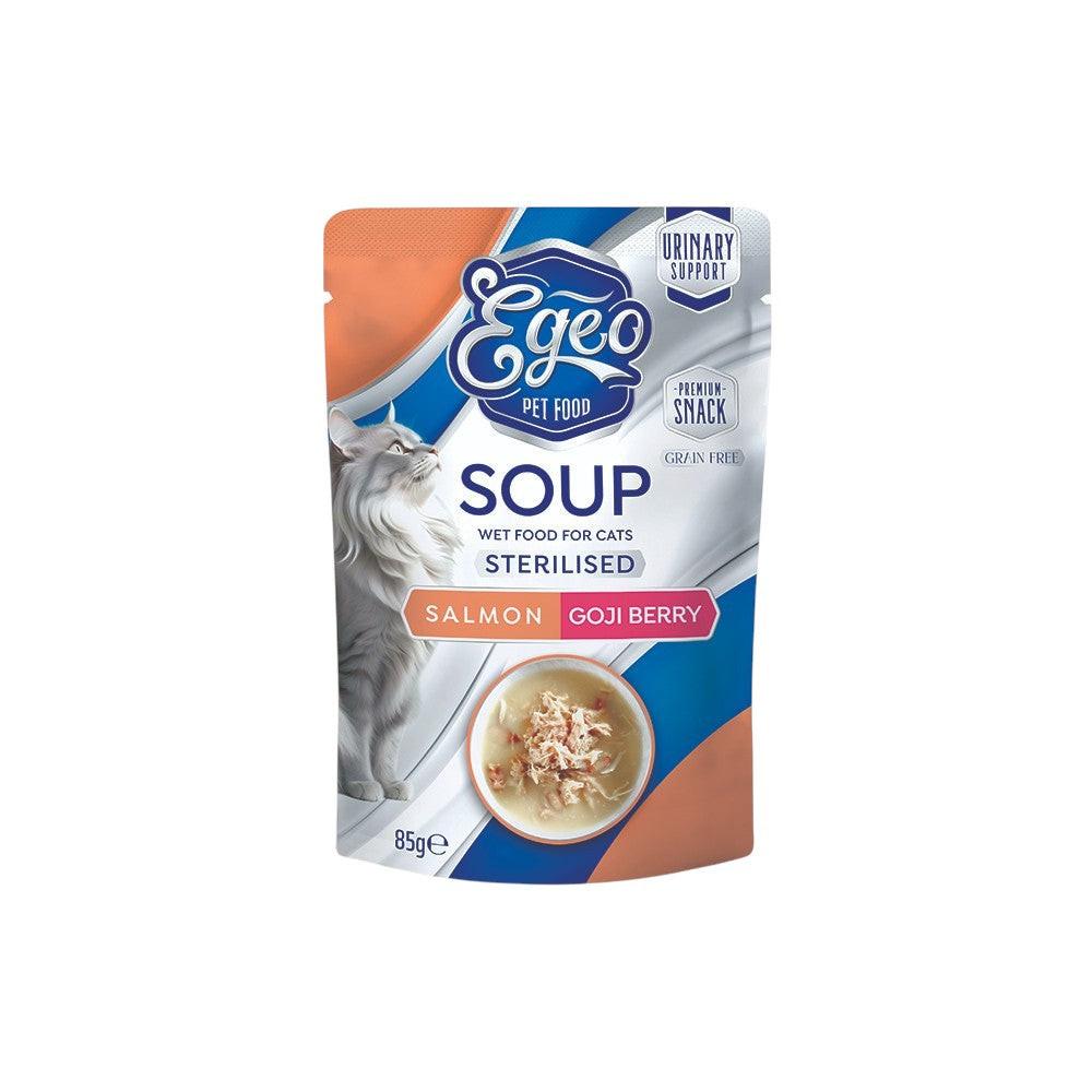 EGEO Soup Sterilised Salmon & Goji Berry 85gr.
