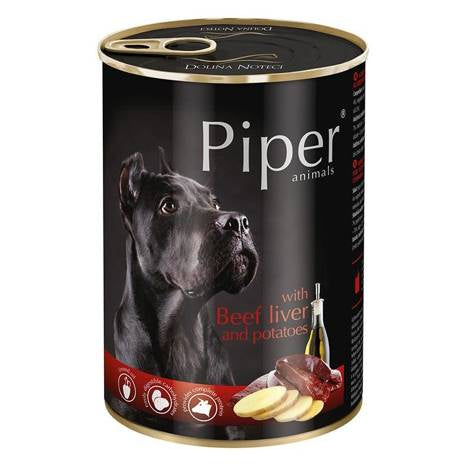 Piper Dog With Beef Liver & Potatoes Wet Food – 5kg