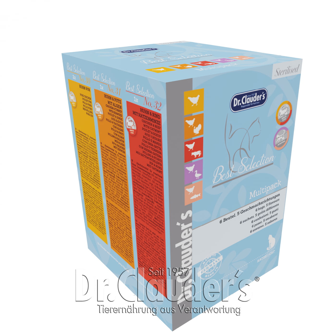 Dr. Clauder's Cat Wet Best Selection Multipack Sterilized