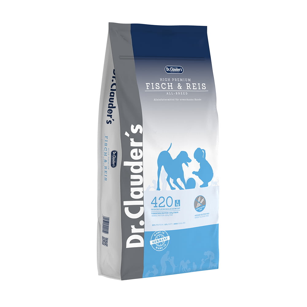 Dr Clauder's Dog Dry High Premium Fish And Rice