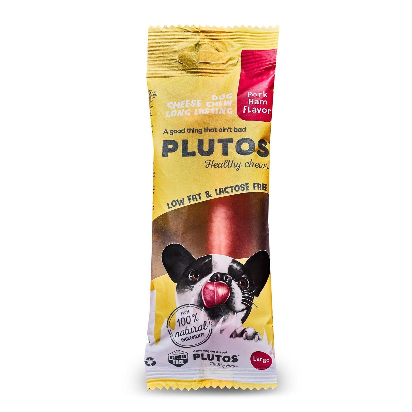 Plutos Cheese & Pork Ham Chew.