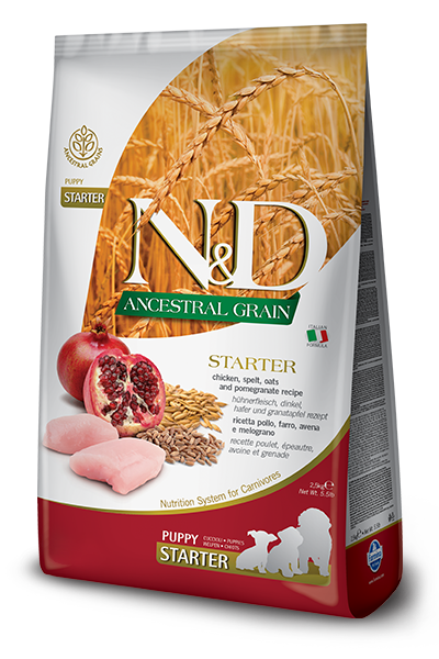 Farmina N&D Ancestral Puppy Starter Chicken & Pomegranate