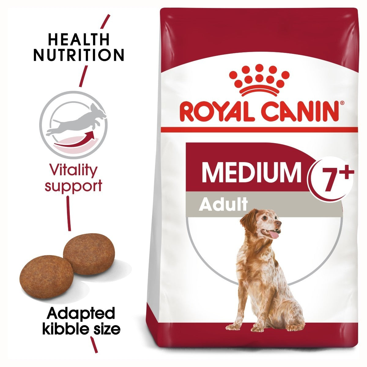 Royal Canin Medium Adult 7+ Dry Dog Food - Targa Pet Shop