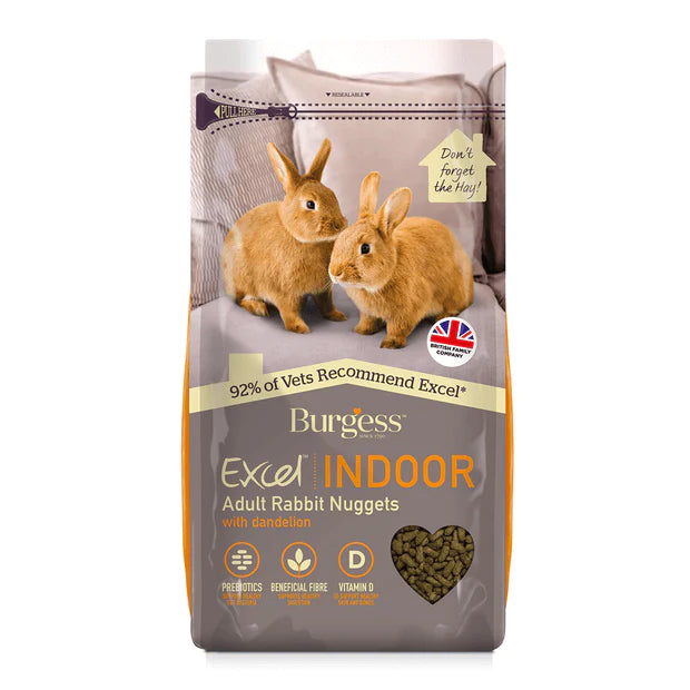 Burgess Excel Indoor Adult Rabbit Nuggets Targa Pet Shop