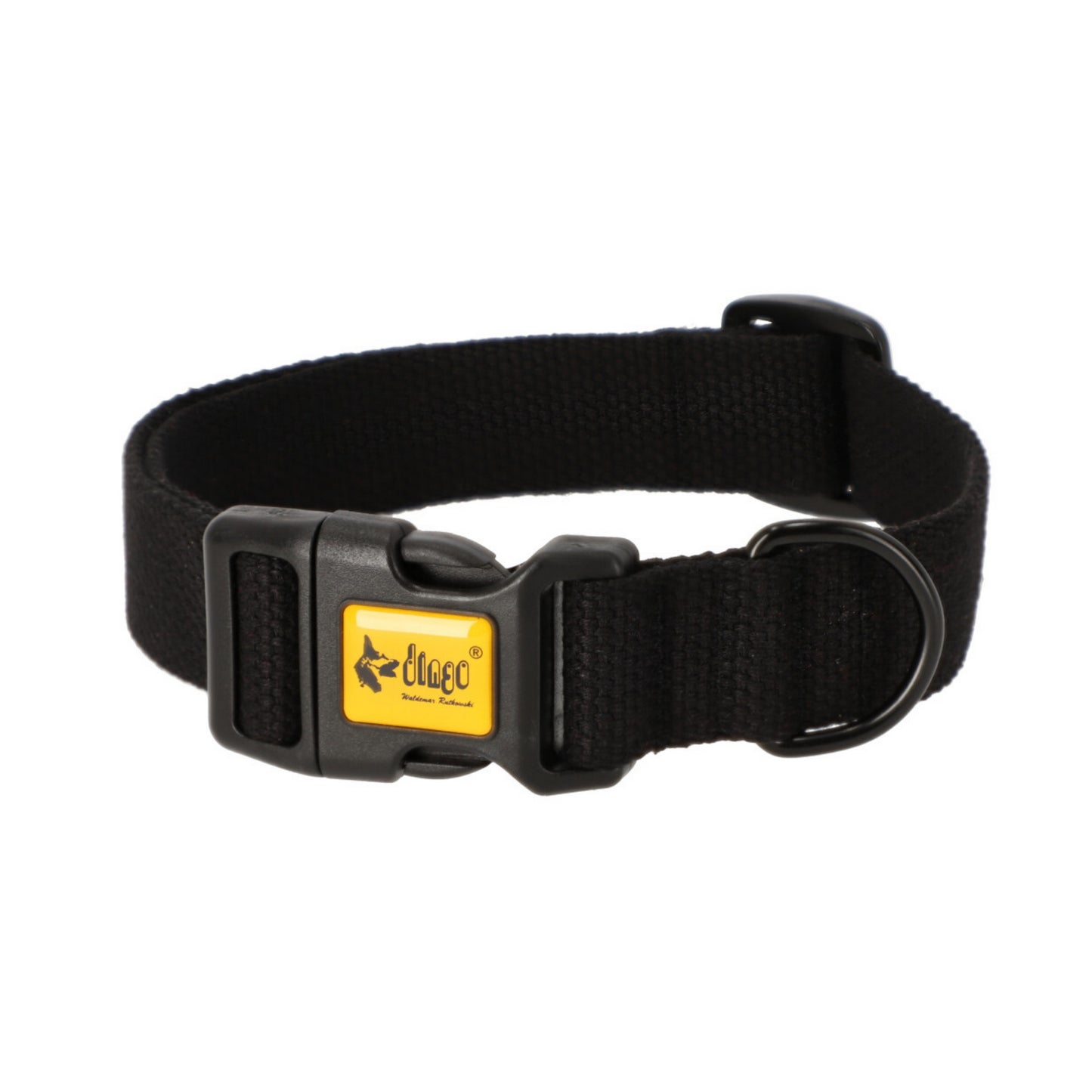 Dingo Cotton Collar Black