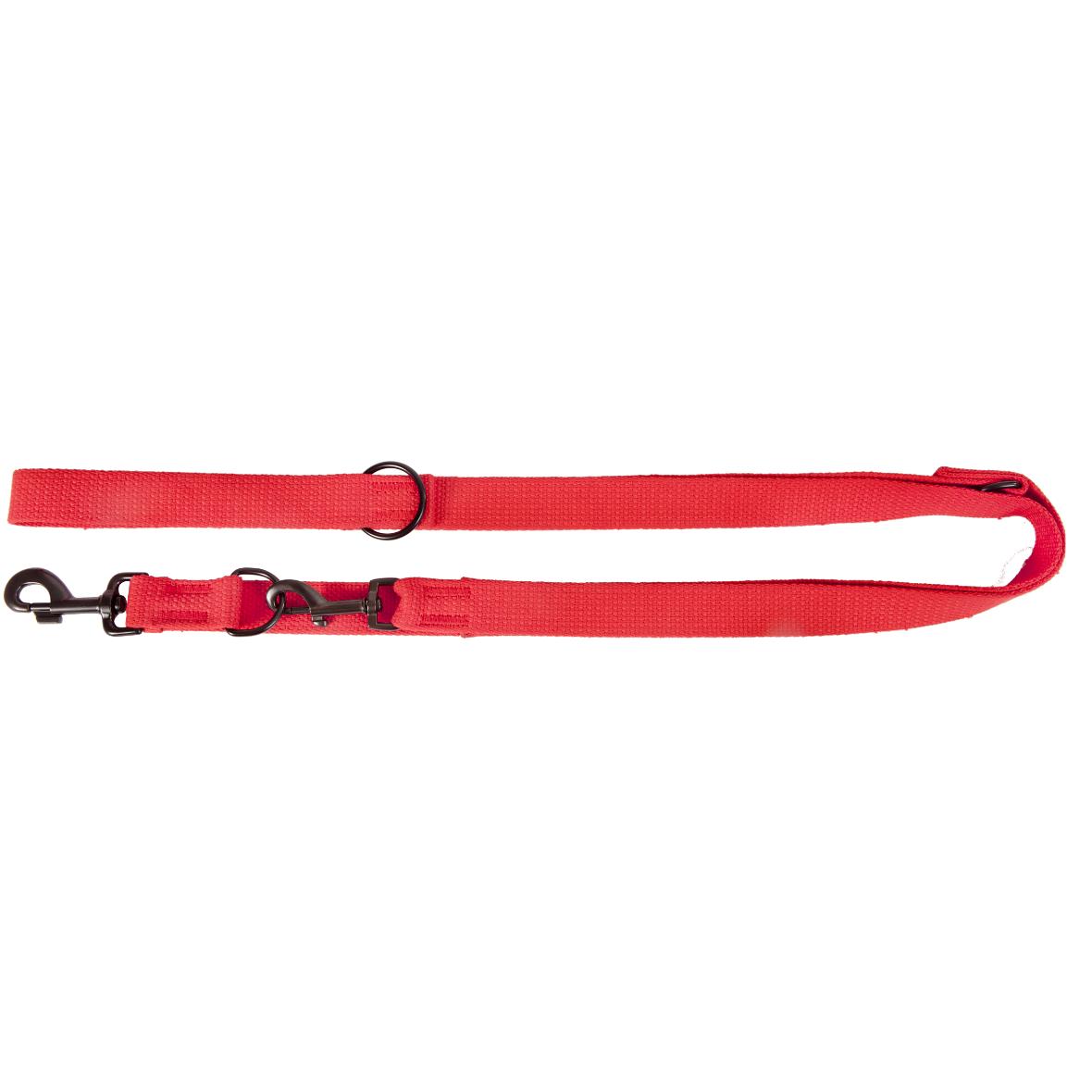 Dingo Cotton Leash Red.