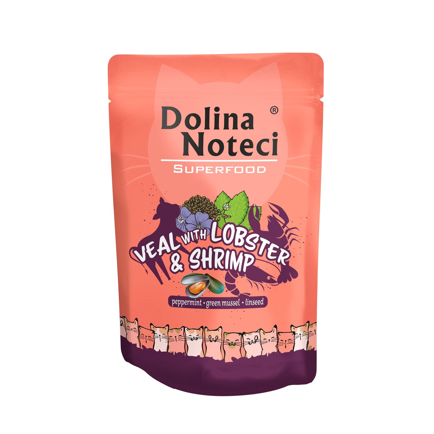 Dolina Noteci Superfood - 85g Veal with Lobster & Shrimp