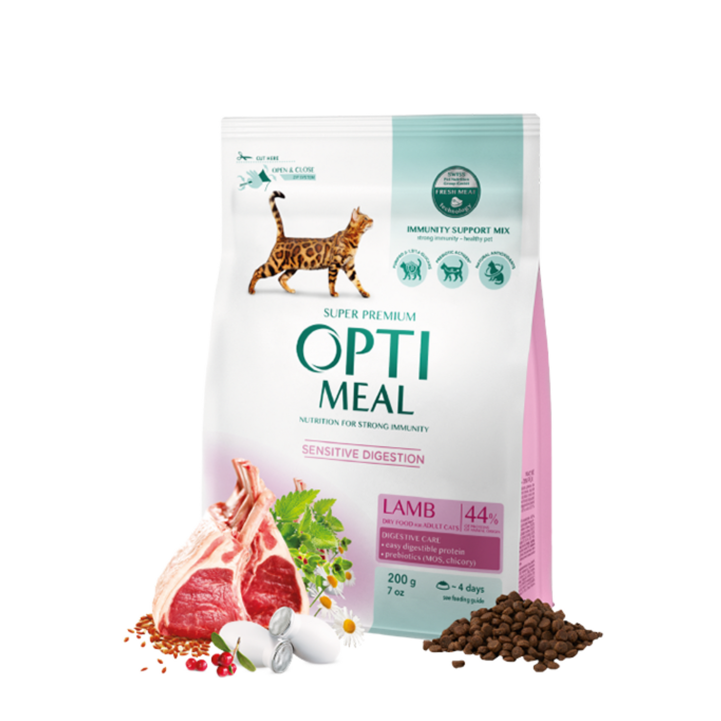 OPTIMEAL Adult Cat Sensitive with Lamb