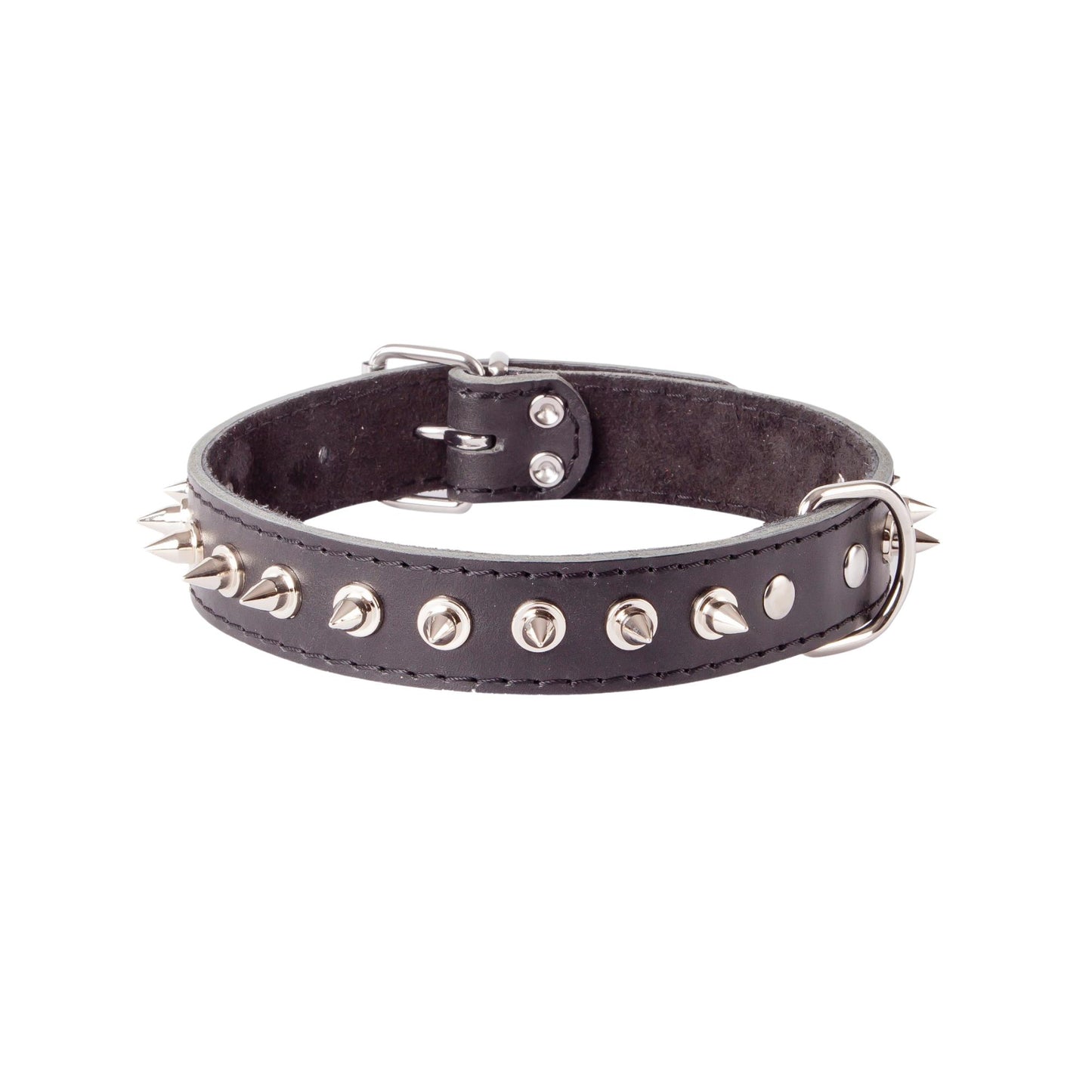 Dingo Spiked Leather Collar.