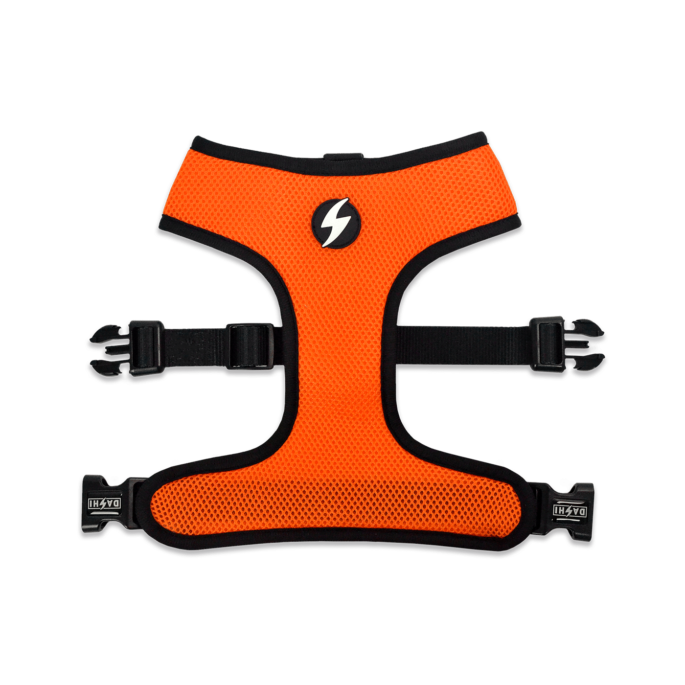 Dashi Stripes3 Orange & Black Neo Mesh Harness