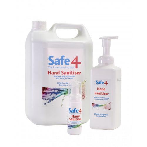 Safe4 Alchohol Hand Sanitiser.