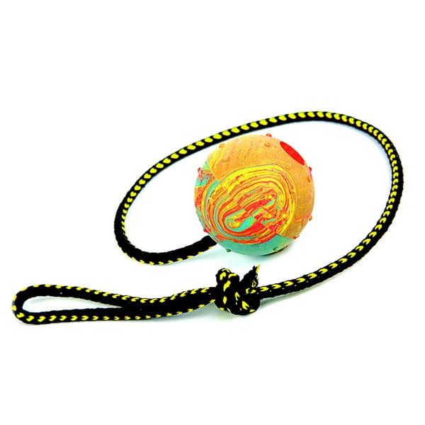Dingo Rubber Ball with String.