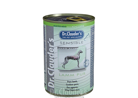 Dr Clauder's 'Selected Meat Sensible': pure Lamb - Targa Pet Shop