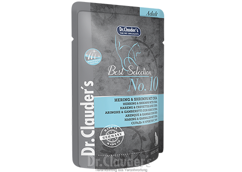Dr. Clauder's Best Selection No 10: Herring & Shrimps with chia - Targa Pet Shop