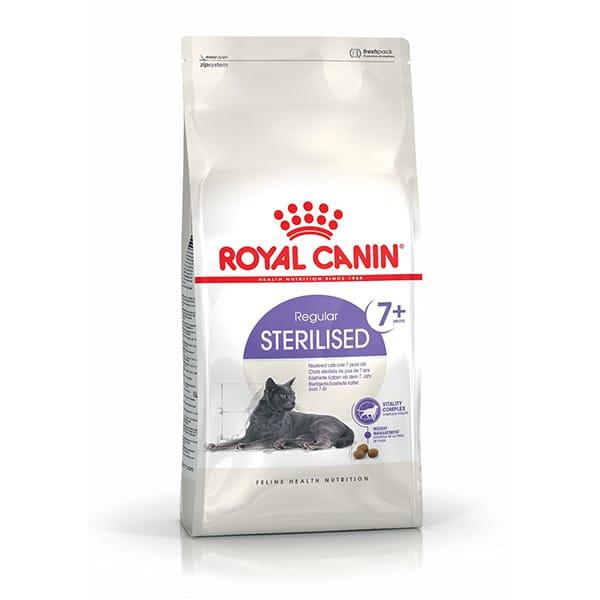Royal Canin Sterilised 7+ Senior Cat Food.