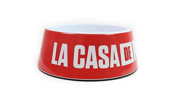 Dashi La Casa De Papel Original Red Bowl