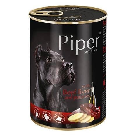 Piper Dog With Beef Liver & Potatoes Wet Food.