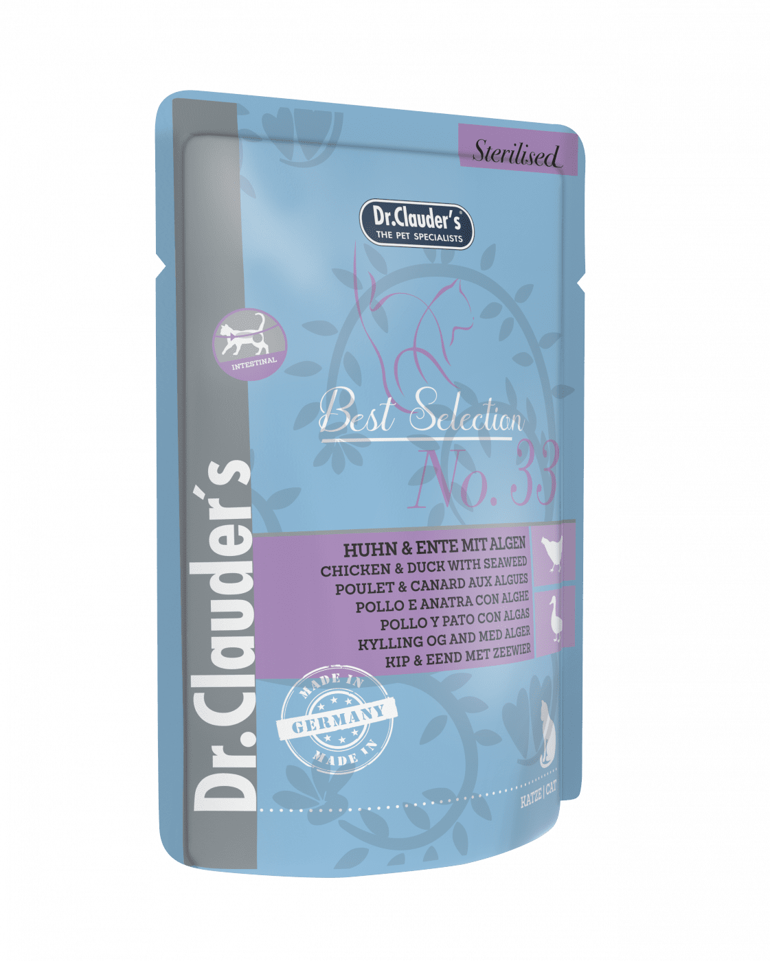 Dr. Clauder's No. 33 Chicken & Duck With Seawead 85G Pouch