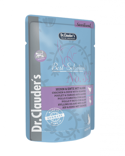 Dr. Clauder's No. 33 Chicken & Duck With Seawead 85G Pouch