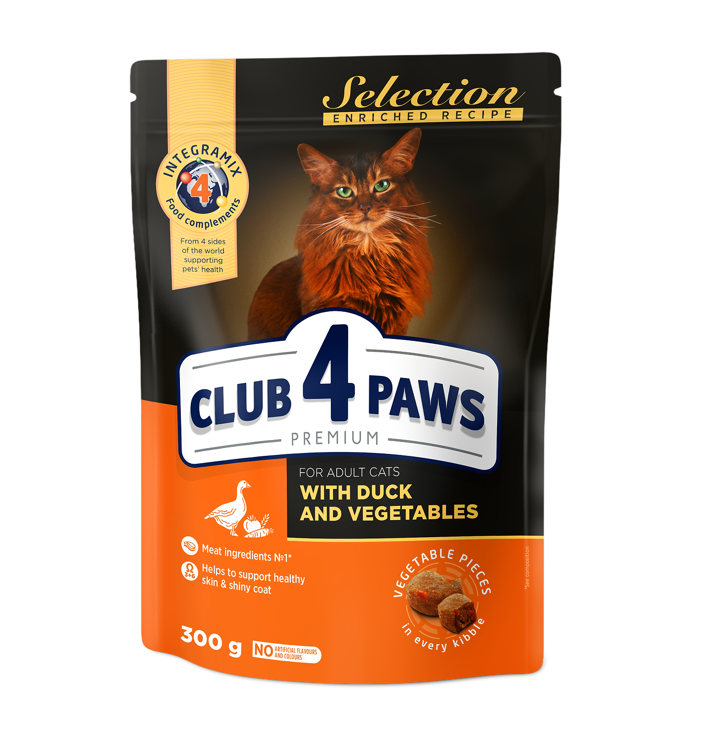 CLUB 4 PAWS Premium "With Duck & Veg"