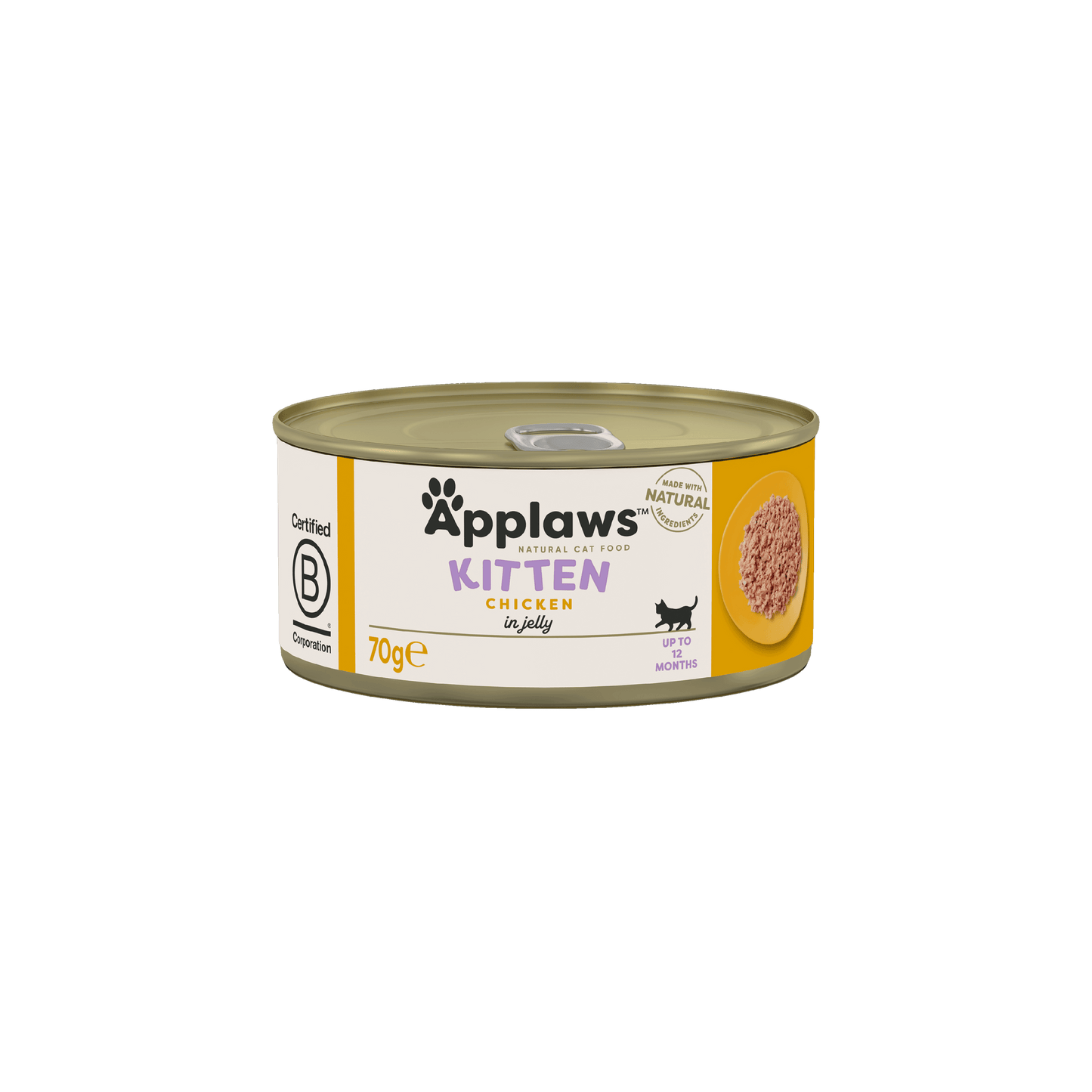Applaws Kitten Chicken in Jelly 70g product packaging
