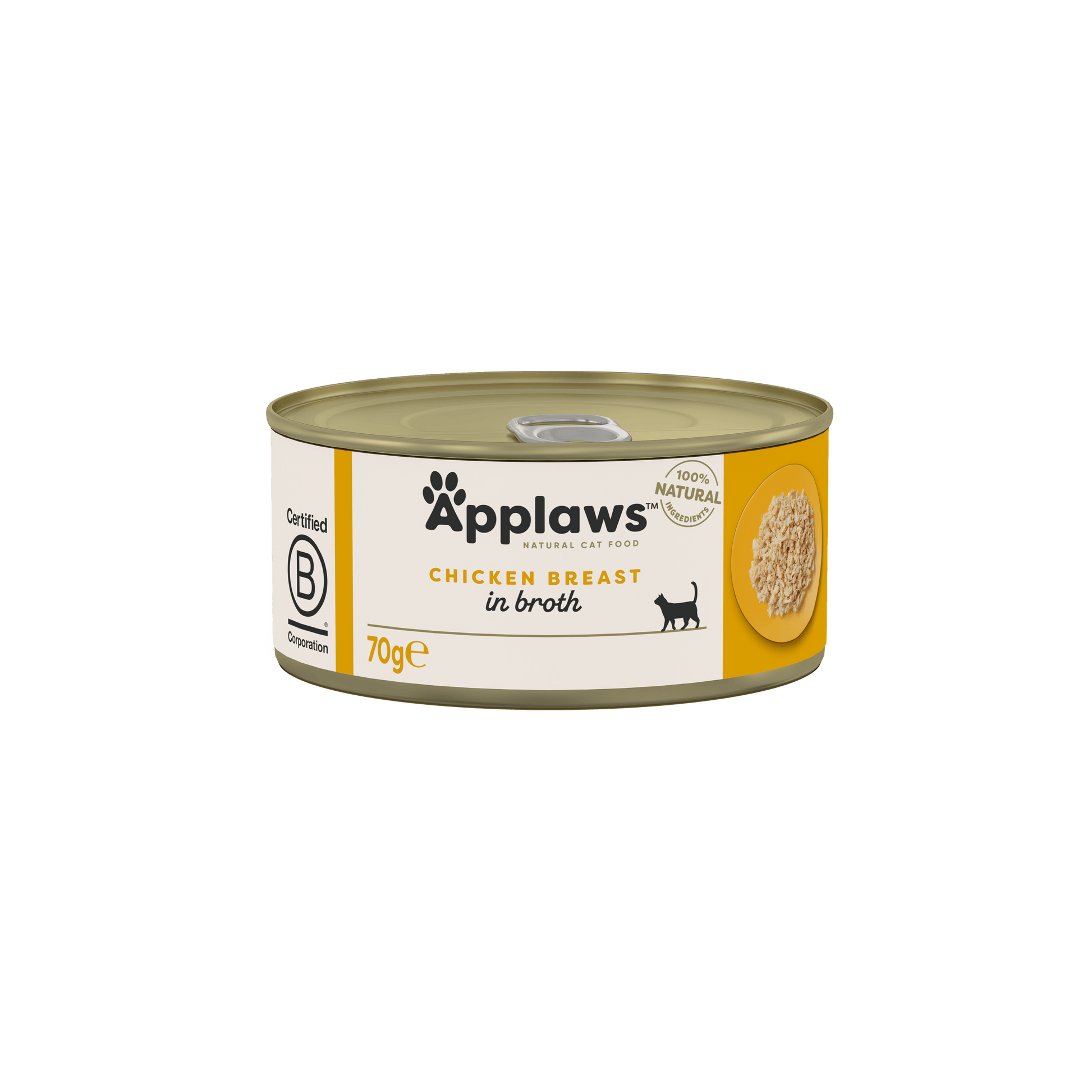 Applaws Chicken Breast in Broth 70g product packaging