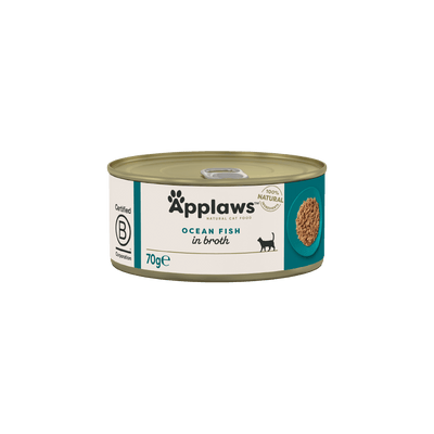 Applaws Ocean Fish in Broth Tin 70g