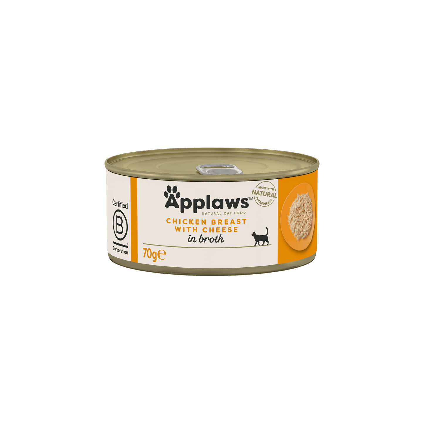 Applaws Chicken Breast with Cheese in Broth 70g
