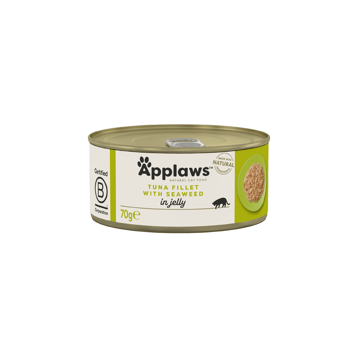 Applaws Tuna Fillet with Seaweed in Broth 70g