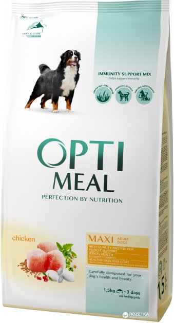 Complete dry pet food for adult dogs of maxi breeds - Chicken – 1 kg