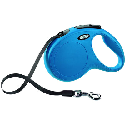 Trixie flexi New CLASSIC, tape leash, M: 5 m, blue