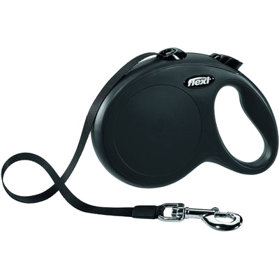 Trixie flexi New CLASSIC, tape leash, L: 5 m, black