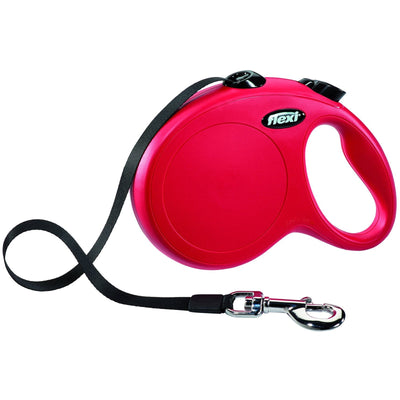 Trixie flexi New CLASSIC, tape leash, L: 5 m, red