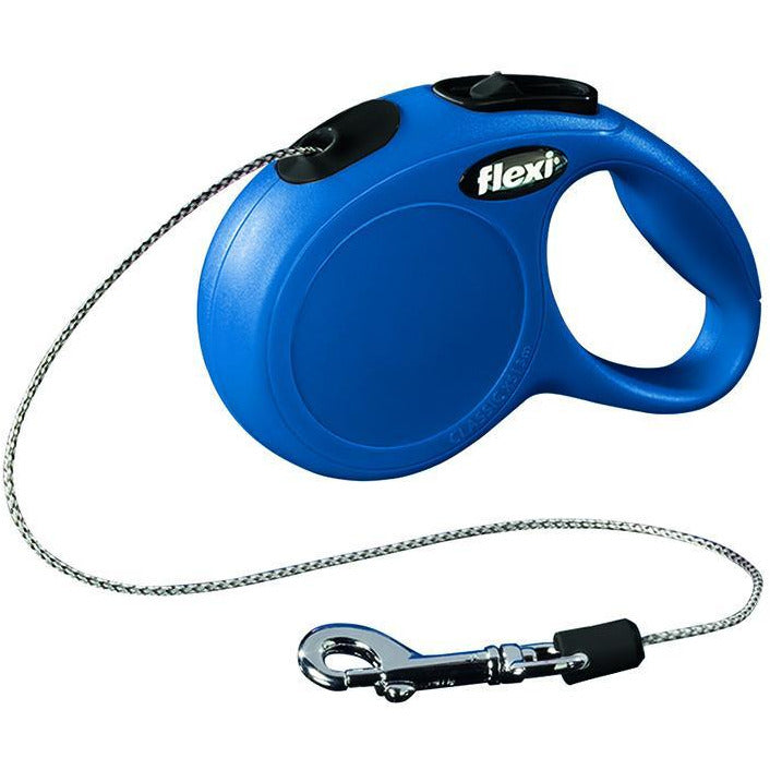 Trixie flexi New CLASSIC, cord leash, xS: 3 m, blue