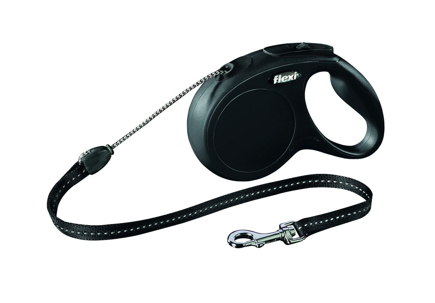 Trixie flexi New CLASSIC, cord leash, M: 5 m, black