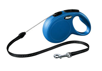 Trixie flexi New CLASSIC, cord leash, S: 8 m, blue