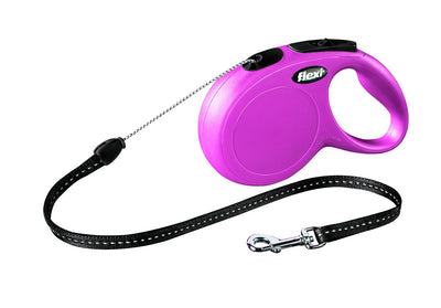 Trixie flexi New CLASSIC, cord leash, S: 8 m, pink