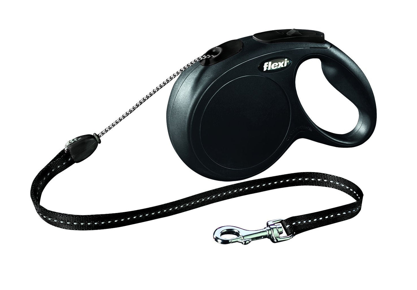 Trixie flexi New CLASSIC, cord leash, M: 8 m, black