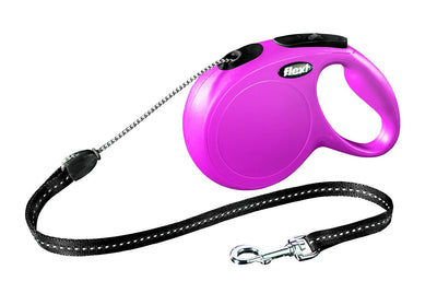 Trixie flexi New CLASSIC, cord leash, M: 8 m, pink