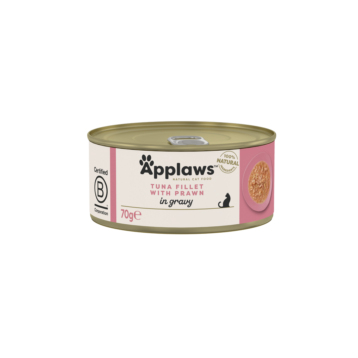 Applaws Tuna Fillet with Prawn in Broth 70g
