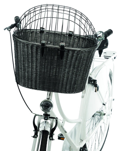 Trixie Bicycle basket with lattice, 44 x 34 x 41 cm, anthracite