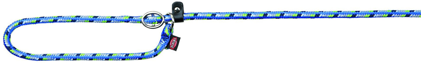 Trixie Mountain Rope retriever leash, L-XL: 1.70 m/diam. 13 mm, blue/green