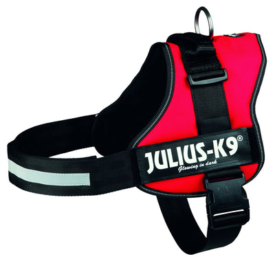 Trixie Julius-K9? Powerharness, 3/XL-XXL: 82-116 cm/50 mm, red