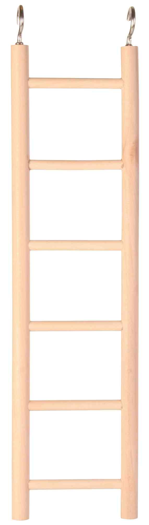 Trixie Wooden ladder, 6 rungs/28 cm