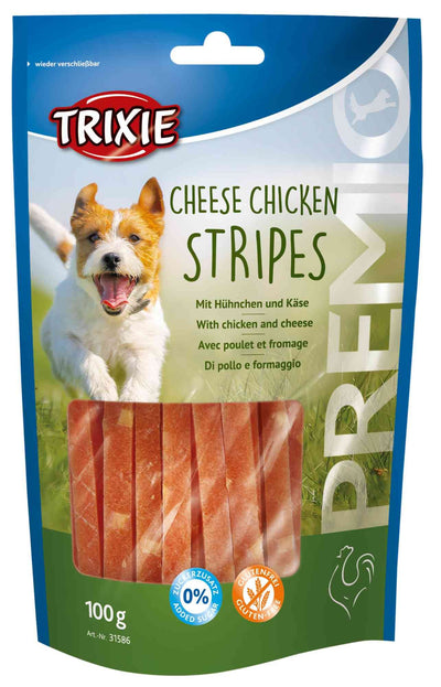 Trixie PREMIO Cheese Chicken Stripes, 100 g