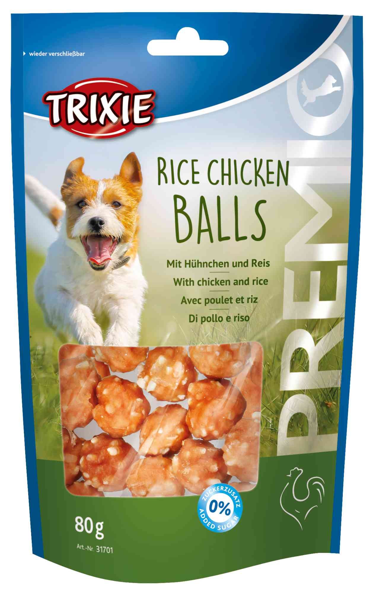 Trixie PREMIO Rice Chicken Balls, 80 g