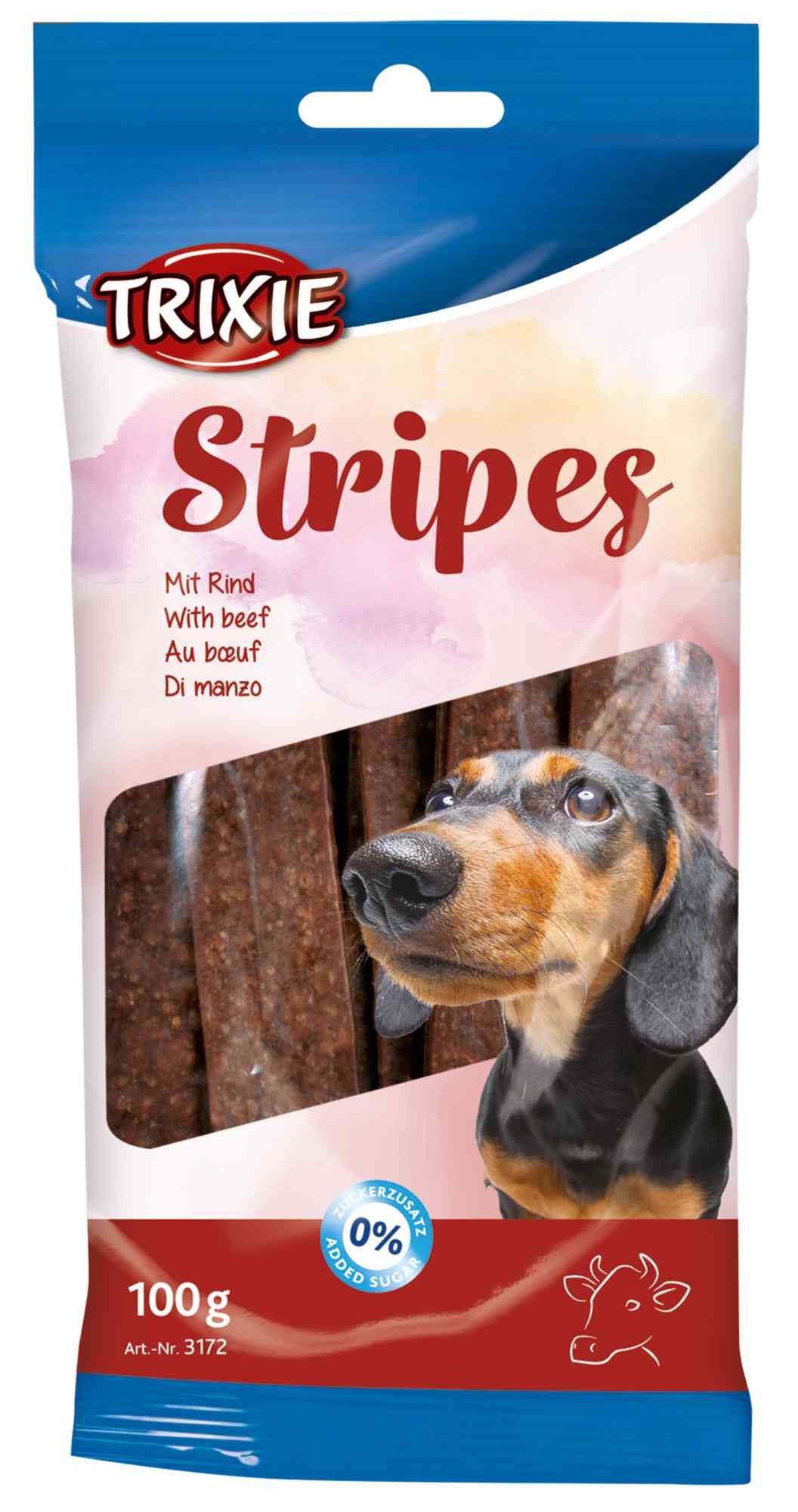 Trixie Stripes, beef, 10 pcs./100 g