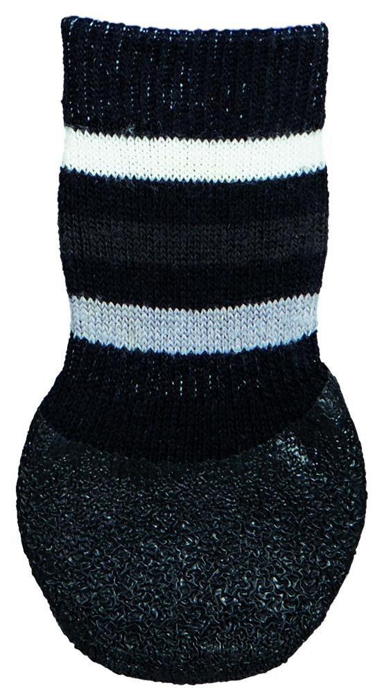 Trixie Dog socks, non-slip, S-M, 2 pcs., black