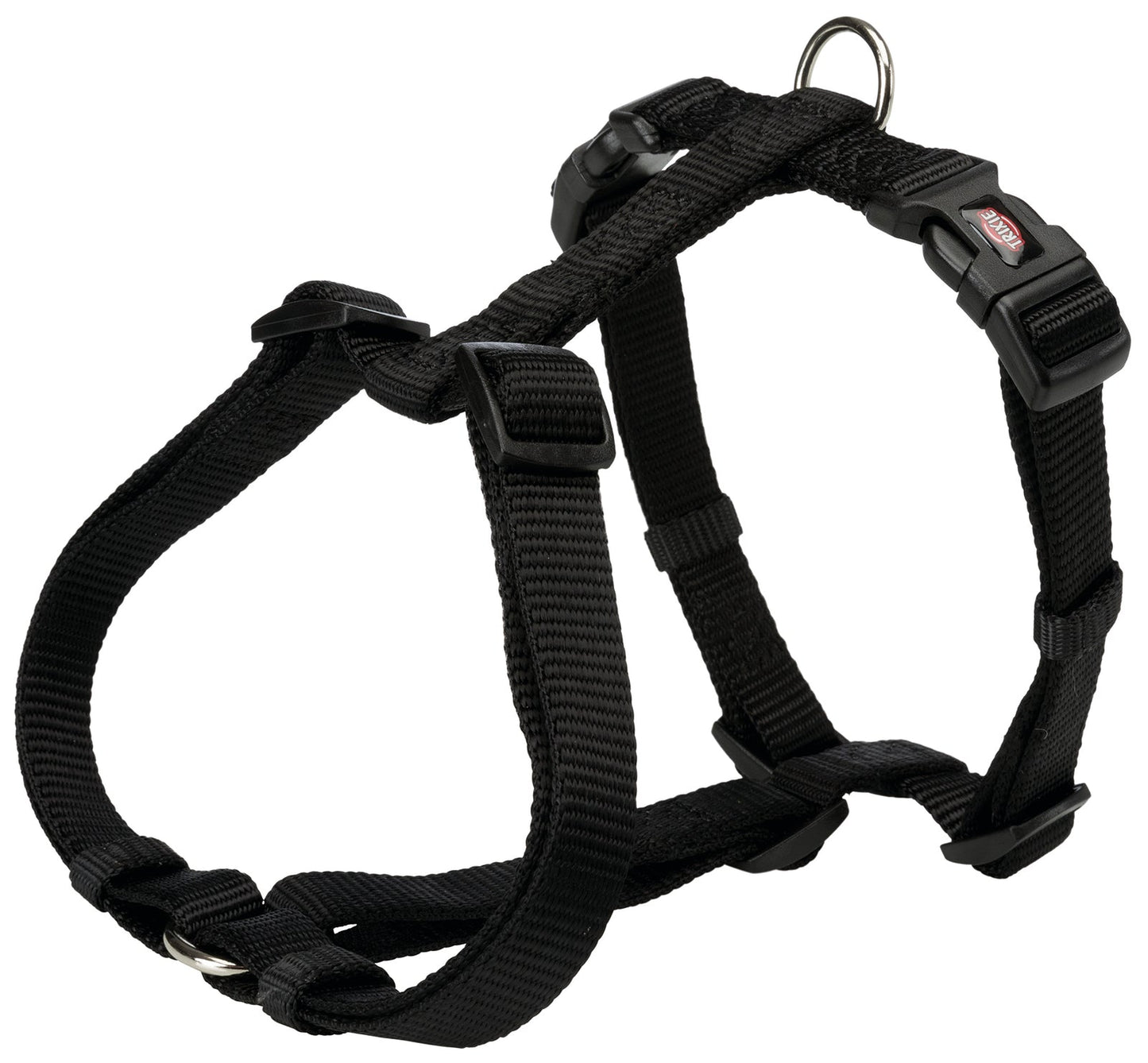 Trixie Premium H-harness, XXS-XS: 20-32 cm/10 mm, black